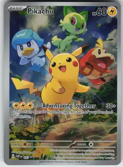 Pikachu - 027 Promo SV: Scarlet & Violet Promo Cards 027 Pokemon - Image 1
