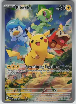 Pikachu - 027 Promo SV: Scarlet & Violet Promo Cards Pokemon - Image 1