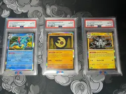 POKEMON STAFF TCG GRADED CARD LOT PSA 8 SLABS - Image 1
