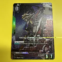 Wing Gundam Zero GD01-024 LR+ Alt Art GUNDAM TCG CARD ENGLISH NEWTYPE RISING - Image 1