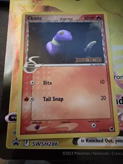 Pokemon Ekans Delta Species Holo Stamped Card 47/101-Ex Dragon Frontiers LP-NM - Image 3