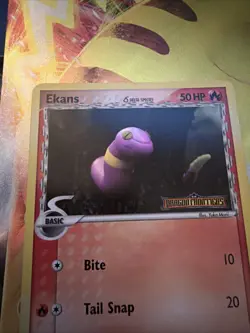 Pokemon Ekans Delta Species Holo Stamped Card 47/101-Ex Dragon Frontiers LP-NM - Image 4