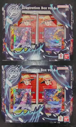 One Piece Card Game Illustration Box Vol. 6 - Brand New Factory Sealed Lot of 2 - Image 1