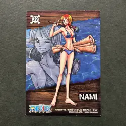 S3621 Super Rare Nami 29 HOLO Japanese One Piece Vintage Ensky Holo Card - Image 2