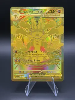 Pokemon TCG Mega Lucario EX Mega Evolution Holo Rare Card 188/132 ME01 - Image 1