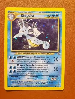 Kingdra 2000 Pokemon TCG 8/111 Neo Genesis WoTC Rare Holo NM LP - Image 1