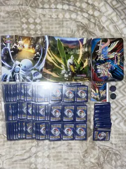 Pokemon - Lot - 30+ Sleeves - Lunchbox - Stack Of Cards - Misc - All In Picture! - Image 2