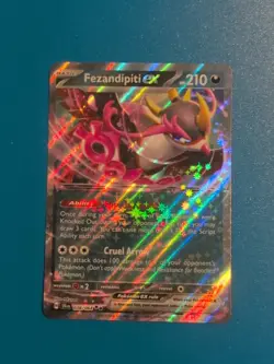 Fezandipity ex 038/064 Double Rare Pokemon TCG Card Shrouded Fable - Image 1