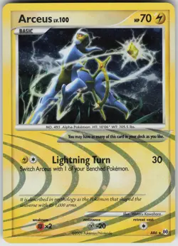 Arceus (AR6) Holo Rare Arceus AR6 Pokemon - Image 1