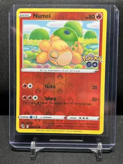 Numel 013/078 Peelable Ditto Reverse Holo Pokemon 2022 Sword & Shield GO NM - Image 1