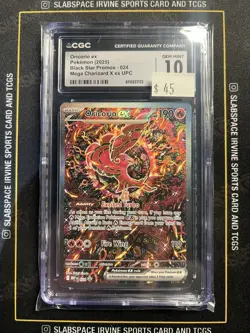 2025 Pokemon Mega Charizard X ex UPC Oricorio ex #024 Promo CGC 10 - Image 1