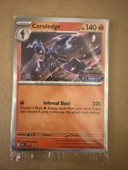 Pokemon Phantasmal Flames PRERELEASE STAFF PROMO SET SEALED - Image 1