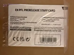 Pokemon Phantasmal Flames PRERELEASE STAFF PROMO SET SEALED - Image 2