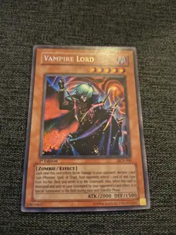 (49) Yu-Gi-Oh Vampire Lord DCR-000 Dark Crisis 1st Edition LP/MP - Image 1