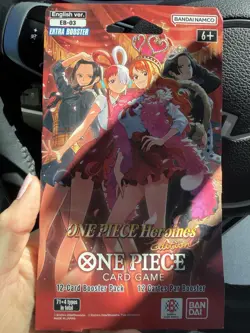 One Piece HEROINES EDITION [EB-03] Extra Booster Pack ENGLISH SEALED Brand New - Image 2