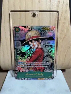One Piece CCG - Monkey D Luffy OP13-118- Manga Rare - English - Image 1