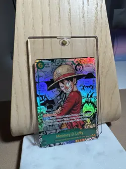 One Piece CCG - Monkey D Luffy OP13-118- Manga Rare - English - Image 2