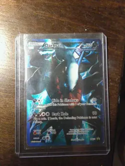 Pokemon TCG Darkrai BW73 Full Art Black Star Promo Card! Offer Excepted! - Image 1