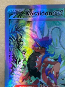 Koraidon EX 247/198 Scarlet Violet Full Art Halo Rare 2023 Pokemon TCG Card - Image 2