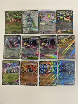 Pokemon Card Lot 36 Official TCG Cards EX and V - Image 3