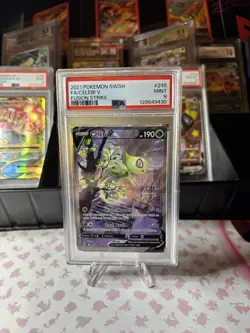Pokemon TCG Celebi v Alternate Full Art Holo Card 245/264 Swsh08: Fusion Strike - Image 1