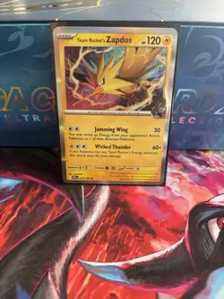 Pokemon Card Lot- Team Rocket’s Raticate Illustration Rare, Team Rocket’s Zapdos - Image 3