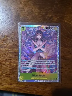 Nico Robin EB03-055 SR Foil English One Piece TCG Card Near Mint - Image 3