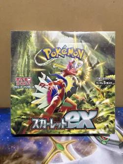 Scarlet ex SV1S Sealed Booster Box Japanese Pokemon Card Game #2 - Image 1