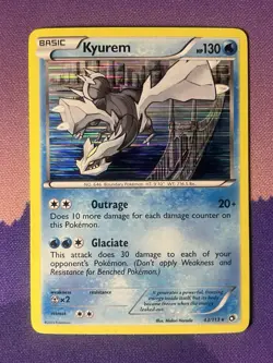 Pokemon Card - Kyurem 43/113 Legendary Treasures Holo - Image 1