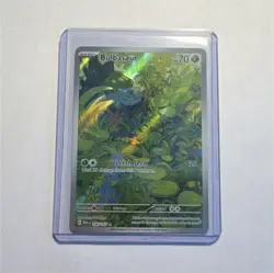 Pokemon Bulbasaur Holo Illustration Rare 166/165 Scarlet & Violet 151 TCG Card - Image 1