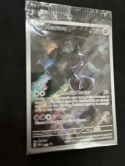 Mewtwo 052 Sv: Scarlet & Violet 151 UPC Promo Card Illustration Rare Holo Sealed - Image 3
