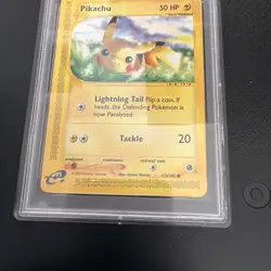 PSA 10 Pikachu Expedition Pokemon Card GEM MINT 2002 #124 - Image 3