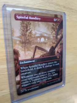 Spiteful Banditry (Borderless) - MTG - Lord of the Rings - LOTR - Magic – NM - Image 2