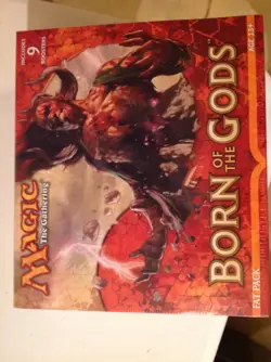 MAGIC THE GATHERING BORN OF THE GODS FACTORY SEALED FAT PACK NEW SEALD - Image 2