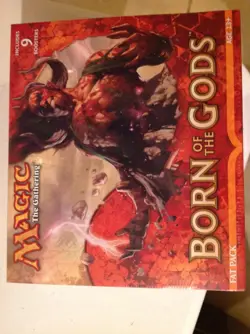MAGIC THE GATHERING BORN OF THE GODS FACTORY SEALED FAT PACK NEW SEALD - Image 3