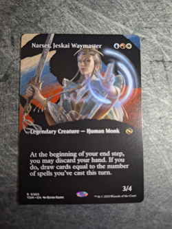 Borderless NARSET, JESKAI WAYMASTER mtg NM-M Tarkir Dragonstorm 1 Rare - Image 1