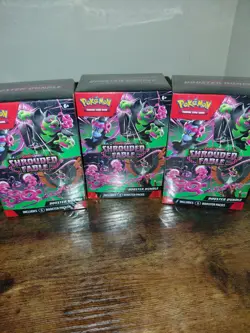 Pokemon Shrouded Fable Booster Bundles Lot of 3 - 18 packs total Sealed - Image 1