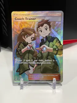 Coach Trainer (Full Art) 233/236 - SM - Unified Minds - Ultra Rare - Pokemon TCG - Image 1