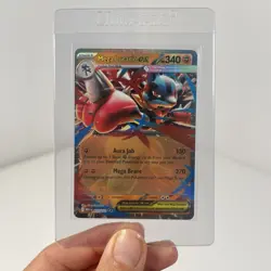 Mega Lucario EX 077/132 Mega Evolution Pokemon TCG Double Rare NM/M - Image 1