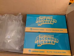 2x Pokemon TCG Ascended Heroes Pokemon Center ETB Brand New & Sealed ✅ / In Hand - Image 1