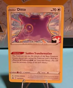 Ditto 107/159 Non Holo Prize Pack Series Pokemon Play! NM Condition - Image 1