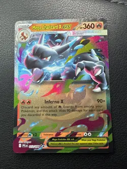 Mega Charizard X EX 013/094 Phantasmal Flames English Pokemon TCG - Image 1