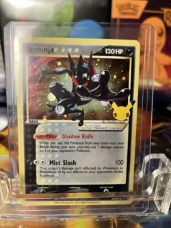 Pokemon NM Greninja Star Black Star Promo With Swirl SWSH144 - Image 1