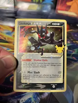 Pokemon NM Greninja Star Black Star Promo With Swirl SWSH144 - Image 3