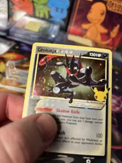 Pokemon NM Greninja Star Black Star Promo With Swirl SWSH144 - Image 5