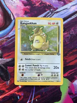 Pokemon TCG Kangaskhan Jungle 5/64 Holo Unlimited Holo Rare - Image 1