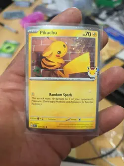 Pikachu 051 /162 Stamped 2026 Pokemon Day 30 Promo TCG - NM - Image 1