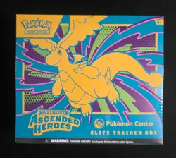 Pokemon TCG: Ascended Heroes Pokemon Center Exclusive ETB - New - Image 1