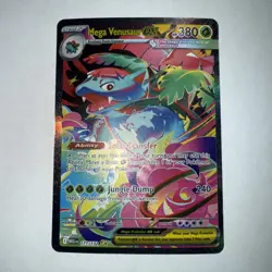 Pokemon Mega Evolution Mega Venusaur EX 177/132 Special Illustration Rare SIR - Image 1