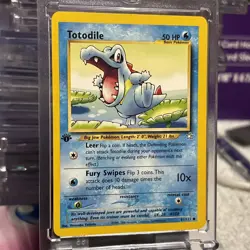 Pokemon TCG Totodile Neo Genesis 1st Edition 81/111 - Image 2